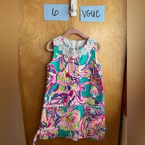 Lilly Pulitzer girls sleeveless shift dress, VGUC, 6